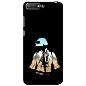 Силиконовый чехол с картинкой "Герой Pubg" на Huawei Y6 2018 (Пубг мен)