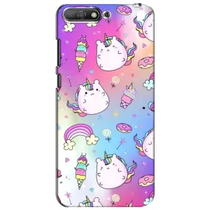 Чохол Unicorn на Huawei Y6 2018 (Веселка і Єдинорог)