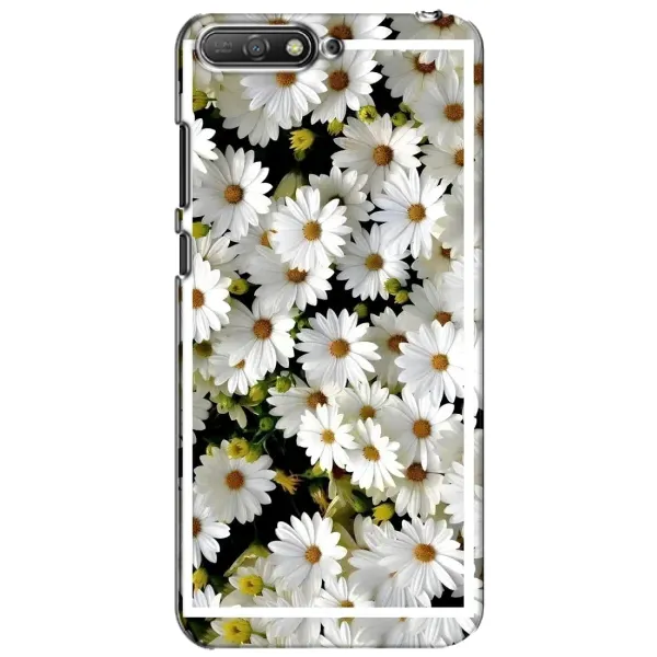 Чехол с рисунком «Рамка в ромашках» для Huawei Y6 2018 Чехол с рисунком «Рамка в ромашках» для Huawei Y6 2018
