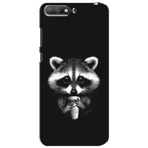 Силіконовий Чохол з Энотами на Huawei Y6 2018 (З кавою)