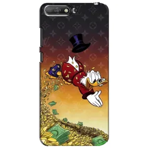 Силиконовый чехол для Huawei Y6 2018 (Скрудж Луи Виттон)