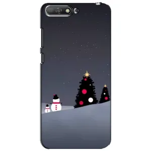 Чехлы на Новый Год Huawei Y6 2018 (Снеговички)