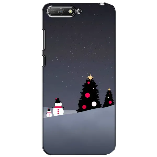 Чехол с рисунком «Снеговички» для Huawei Y6 2018 Чехол с рисунком «Снеговички» для Huawei Y6 2018