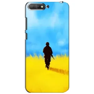 Патриотические Чехлы для Хуавей У6 (2018) (Солдат в поле)