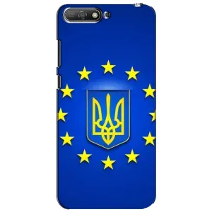 Чехол с Украинской символикой на Хуавей У6 (2018) (Украина это Европа)