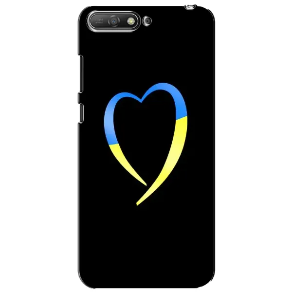 Чехол с рисунком «Украинское сердце» для Huawei Y6 2018 Чехол с рисунком «Украинское сердце» для Huawei Y6 2018