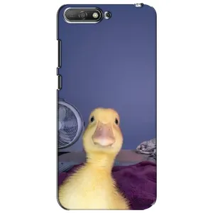 Бампер с принтом Мемы для Huawei Y6 2018 (Утка)