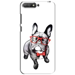 Бампер для Huawei Y6 2018 з картинкою "Песики" (В окулярах)