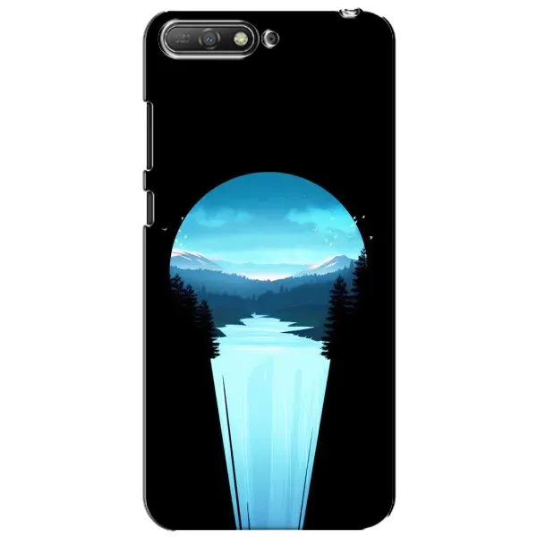 Чехол с рисунком «Синий Водопад» для Huawei Y6 2018 Чехол с рисунком «Синий Водопад» для Huawei Y6 2018