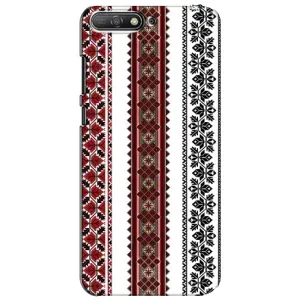 Силиконовый Чехол на Huawei Y6 2018 с картинкой Вышиванки (Вышиваночки)