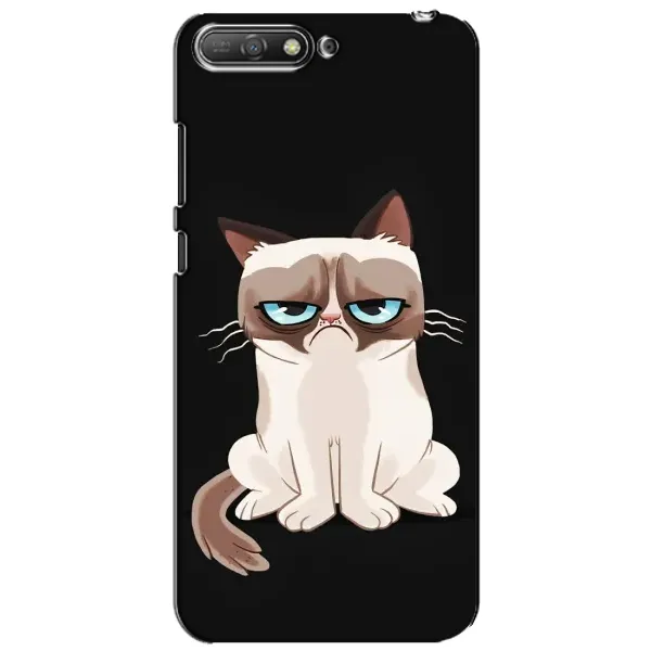 Чехол с рисунком «Взгляд кота» для Huawei Y6 2018 Чехол с рисунком «Взгляд кота» для Huawei Y6 2018