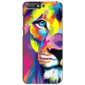Чохол з картинкою на Huawei Y6 2018 (Яскравий Лев)