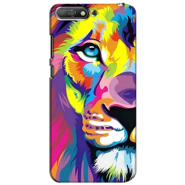 Чехол с рисунком «Яркий Лев» для Huawei Y6 2018 Чехол с рисунком «Яркий Лев» для Huawei Y6 2018