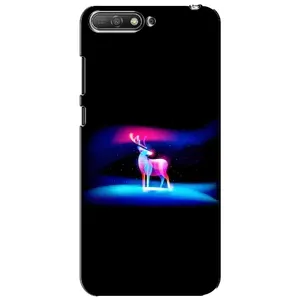 Силіконовий бампер з картинкою звірів для Huawei Y6 2018 (Яскравий олень)