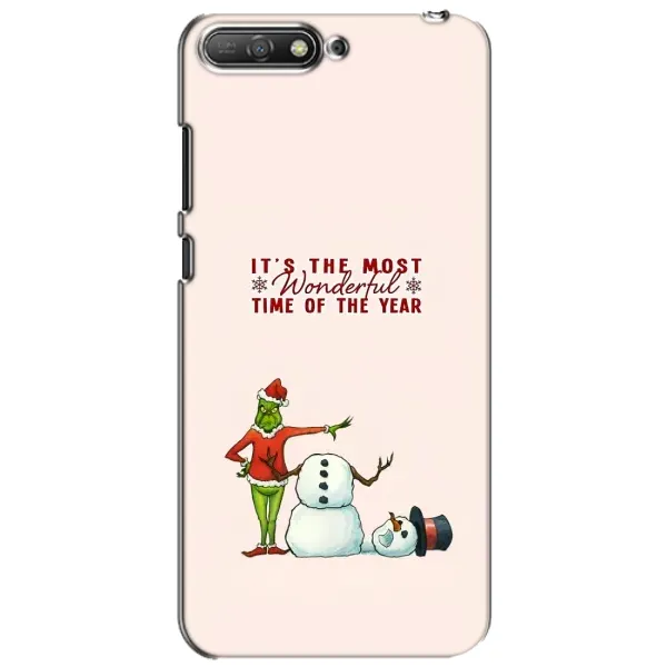 Чехол с рисунком «Злой Гринч» для Huawei Y6 2018 Чехол с рисунком «Злой Гринч» для Huawei Y6 2018