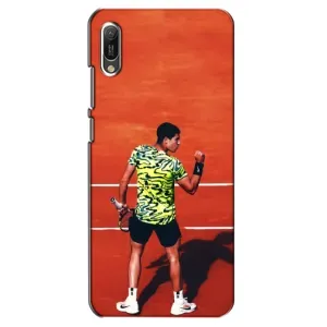 Чохли з прінтом Спортивна тематика для Huawei Y6 2019 (Алькарас Тенісист)