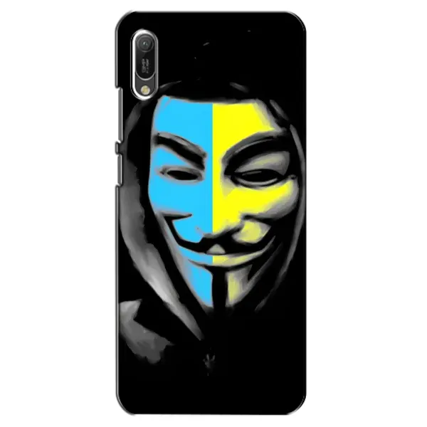 Чехол с рисунком «Анонимус патриот» для Huawei Y6 2019 Чехол с рисунком «Анонимус патриот» для Huawei Y6 2019