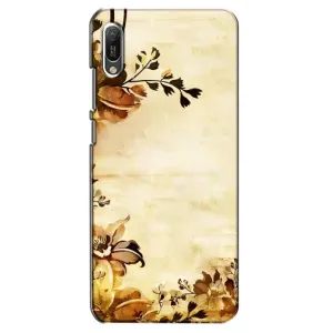 Чехлы с тематикой "ЦВЕТЫ" на Huawei Y6 2019 (Арт-цветы)