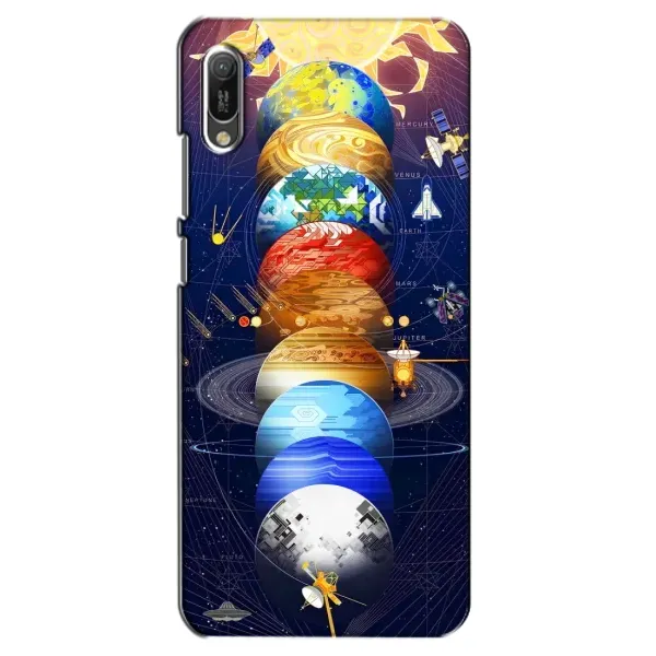 Чехол с рисунком «Арт планети» для Huawei Y6 2019 Чехол с рисунком «Арт планети» для Huawei Y6 2019
