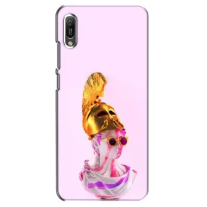 Чохол з Прикольним Принтом на Huawei Y6 2019 (АРТ Статуя)