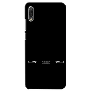 Силіконовий бампер з картинкою машини на Huawei Y6 2019 (Сілует Audi)