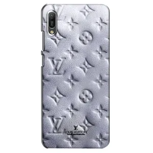 Текстурный Чехол Louis Vuitton для Хуавей У6 (2019) (Белый ЛВ)