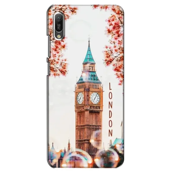 Чехол с рисунком «Часы Лондон» для Huawei Y6 2019