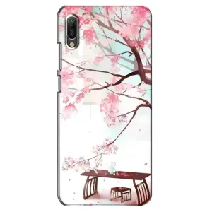 Чехол с принтом САКУРЫ на Huawei Y6 2019 (Чайная церемония)