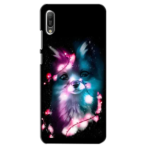 Чехол с рисунком «Черная Лиса» для Huawei Y6 2019