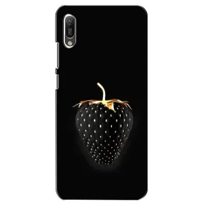 Чохол з зображенням смачної їжі для Huawei Y6 2019 (Чорна полуниця)