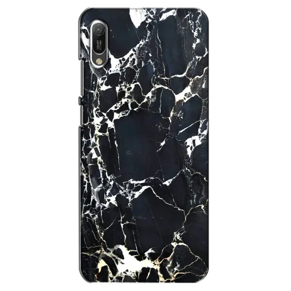 Чехол с рисунком «Чёрный мрамор» для Huawei Y6 2019 Чехол с рисунком «Чёрный мрамор» для Huawei Y6 2019
