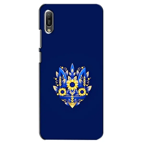 Чехол с рисунком «Цветущий Герб» для Huawei Y6 2019
