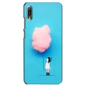 Девчачий Чехол для Huawei Y6 2019 (Девочка с тучкой)
