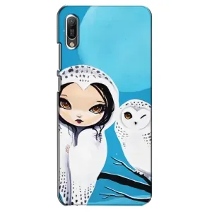 Чехлы с принтом СОВЫ для Huawei Y6 2019 (Девочка Сова)
