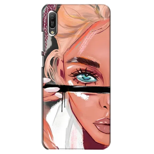 Чехол с рисунком «Девушка и ресницы» для Huawei Y6 2019