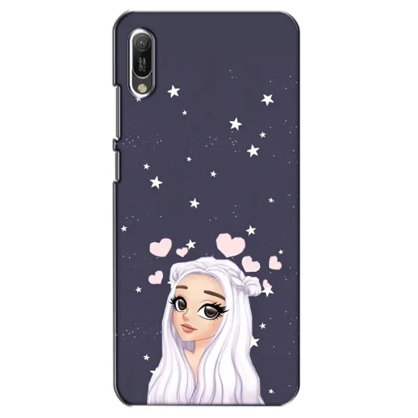 Чехол с рисунком «Девушка и сердечки» для Huawei Y6 2019 Чехол с рисунком «Девушка и сердечки» для Huawei Y6 2019