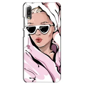 Чохол з картинкою Модні Дівчата Huawei Y6 2019 (Дівчина в халаті)