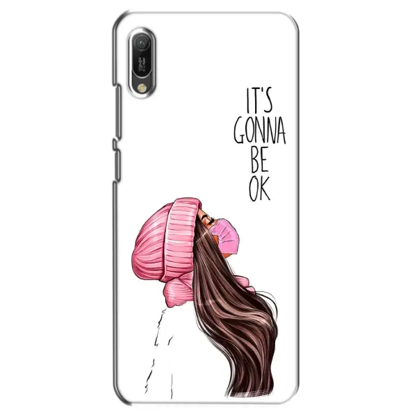 Чехол с рисунком «Девушка в маске» для Huawei Y6 2019 Чехол с рисунком «Девушка в маске» для Huawei Y6 2019