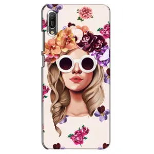 Чохол з картинкою Модні Дівчата Huawei Y6 2019 (Дівчина в окулярах)
