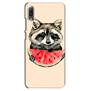 Силиконовый Чехол с Енотами на Huawei Y6 2019 (Енот)