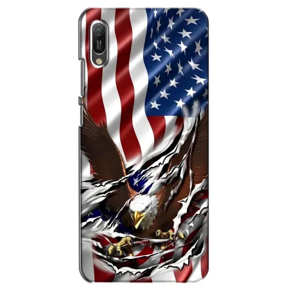 Чехол с рисунком «Флаг USA» для Huawei Y6 2019