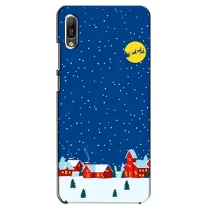 Силіконовий бампер на різдво для Huawei Y6 2019 (Місто в снігу)