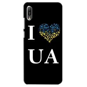 Силиконовый Чехол на Huawei Y6 2019 (Я-Украина) (I Love UA)