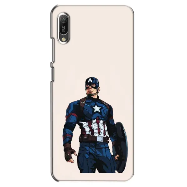Чехол с рисунком «Капитан Америка» для Huawei Y6 2019