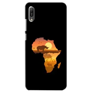 Летний Чехол на Huawei Y6 2019 (Карта)