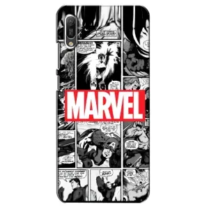 Силиконовый Чехол для Huawei Y6 2019 (Комикс Марвел)