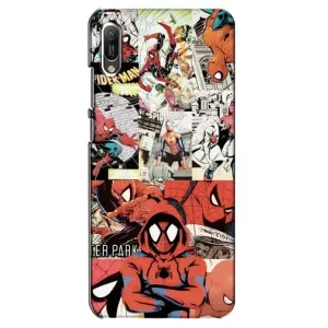 Чехол Супергерой Человека Паука на Huawei Y6 2019 (Комикс Паука)