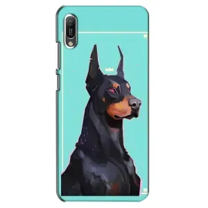 Чехол ДОБЕРМАН для Huawei Y6 2019 (Король доберман)