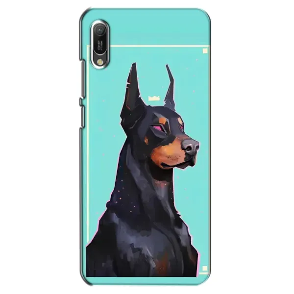 Чехол с рисунком «Король доберман» для Huawei Y6 2019 Чехол с рисунком «Король доберман» для Huawei Y6 2019