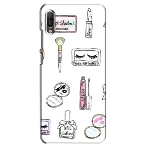 Девчачий Чехол для Huawei Y6 2019 (Косметика)